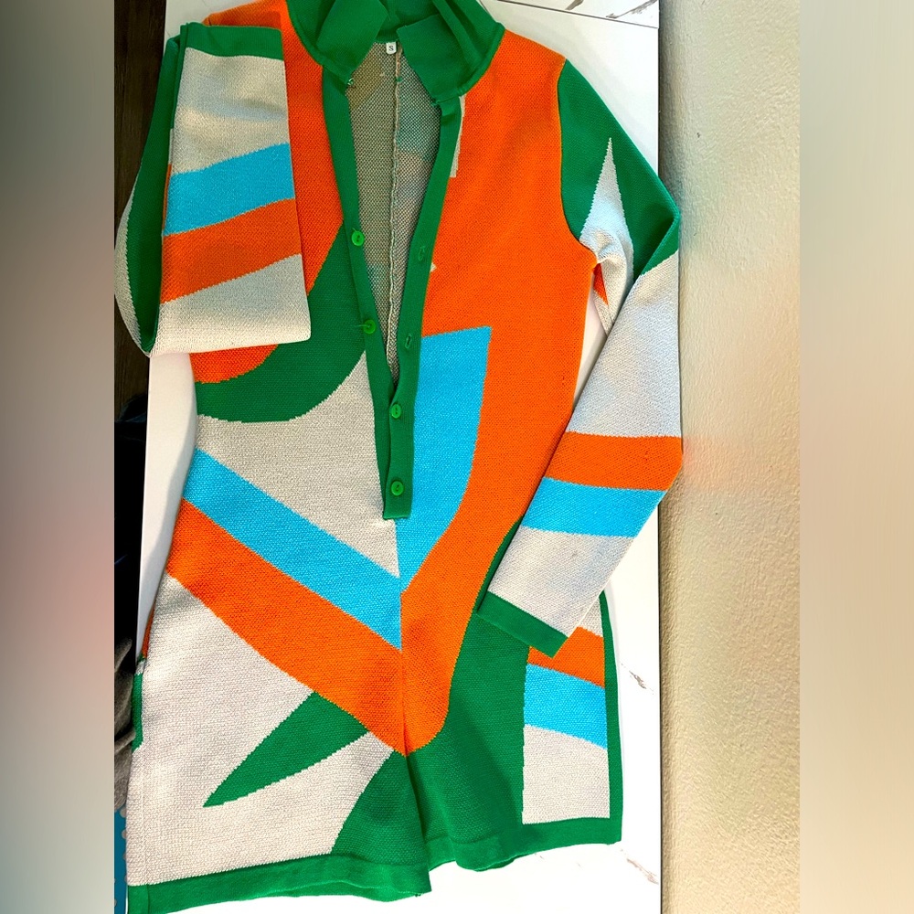 Color block romper